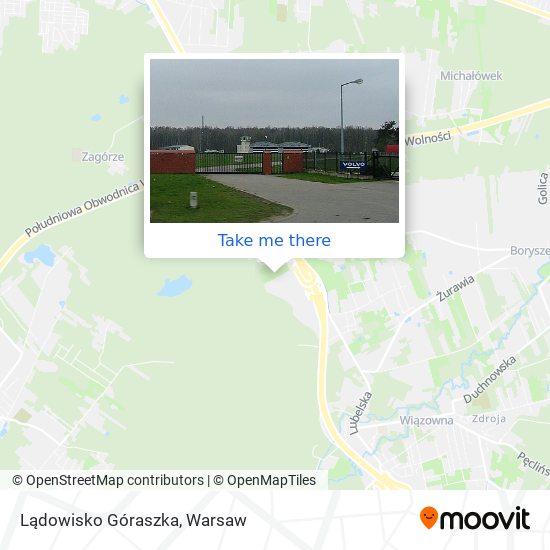 Карта Lądowisko Góraszka