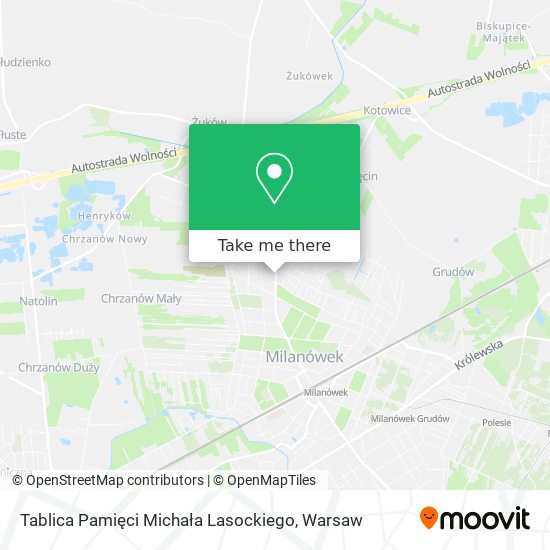 Tablica Pamięci Michała Lasockiego map