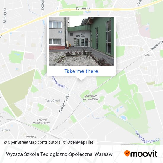 Wyższa Szkoła Teologiczno-Społeczna map