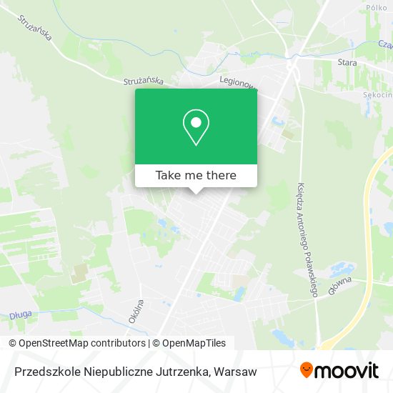 Przedszkole Niepubliczne Jutrzenka map