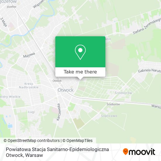 Powiatowa Stacja Sanitarno-Epidemiologiczna Otwock map