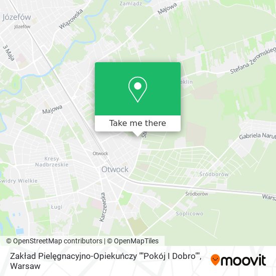 Zakład Pielęgnacyjno-Opiekuńczy ""Pokój I Dobro"" map