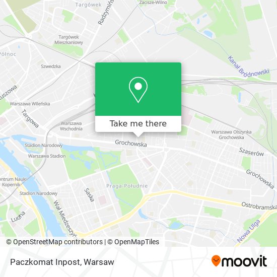 Paczkomat Inpost map