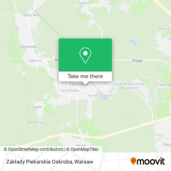 Zakłady Piekarskie Oskroba map