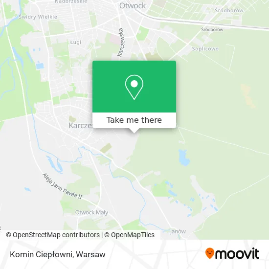 Komin Ciepłowni map