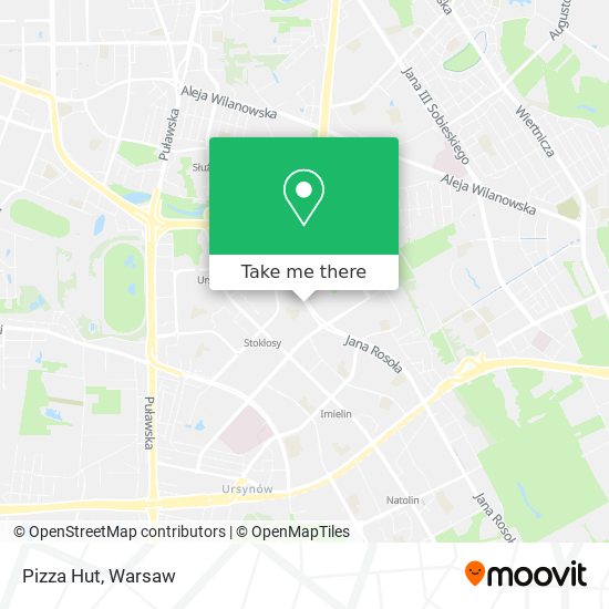 Pizza Hut map