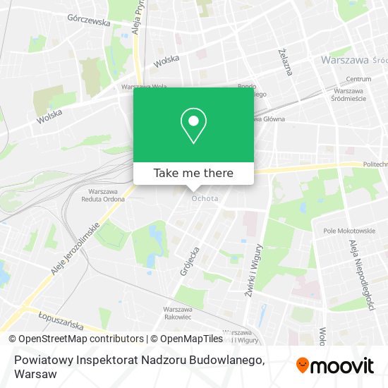 Powiatowy Inspektorat Nadzoru Budowlanego map