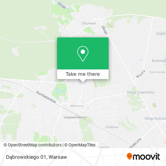 Dąbrowskiego 01 map