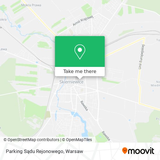 Карта Parking Sądu Rejonowego