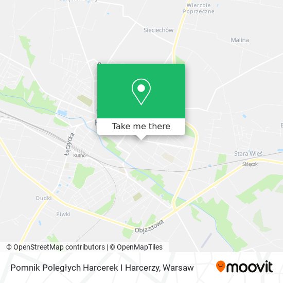 Pomnik Poległych Harcerek I Harcerzy map