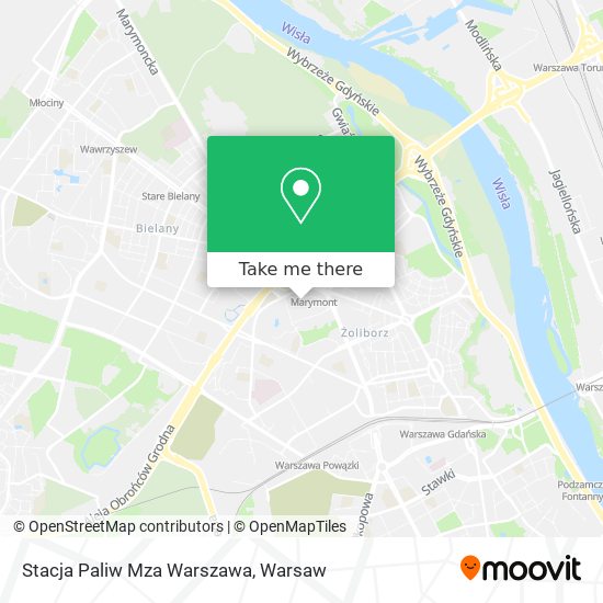 Stacja Paliw Mza Warszawa map