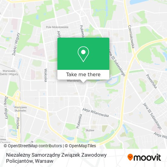 Niezależny Samorządny Związek Zawodowy Policjantów map