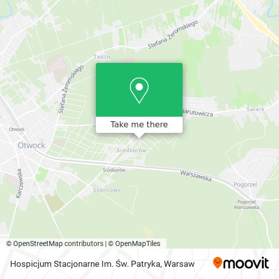 Hospicjum Stacjonarne Im. Św. Patryka map