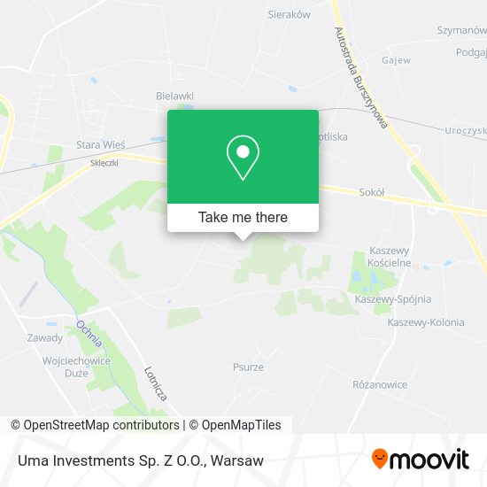 Uma Investments Sp. Z O.O. map