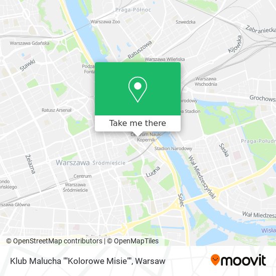 Klub Malucha ""Kolorowe Misie"" map