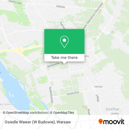 Osiedle Wawer (W Budowie) map