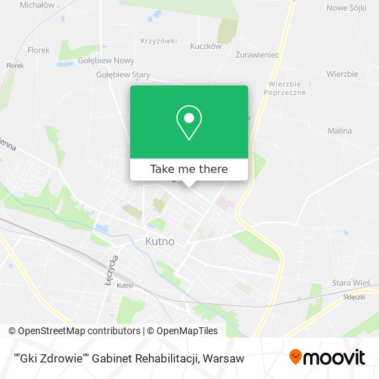 ""Gki Zdrowie"" Gabinet Rehabilitacji map