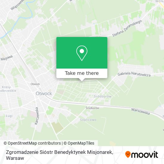 Zgromadzenie Sióstr Benedyktynek Misjonarek map