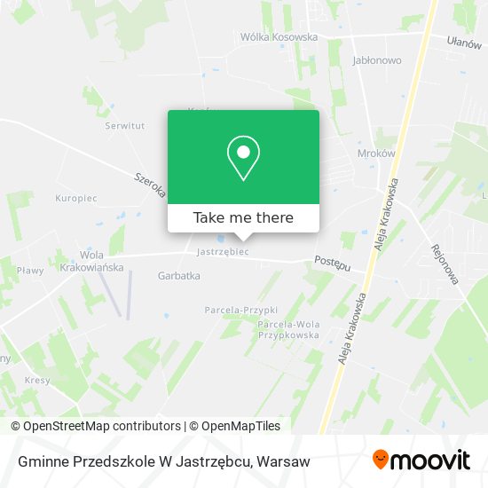 Gminne Przedszkole W Jastrzębcu map