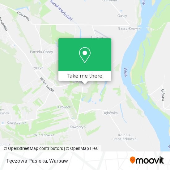 Tęczowa Pasieka map