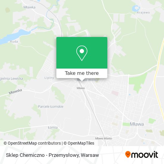 Sklep Chemiczno - Przemysłowy map