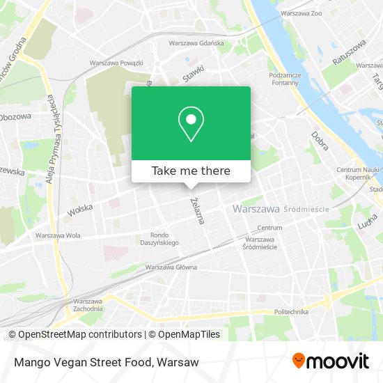 Mango Vegan Street Food map