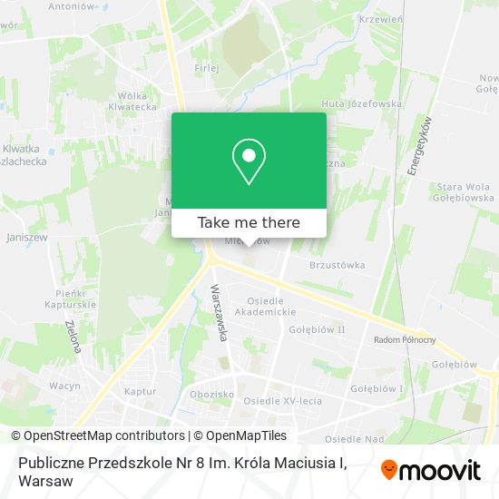 Publiczne Przedszkole Nr 8 Im. Króla Maciusia I map