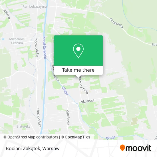 Карта Bociani Zakątek