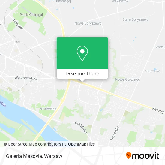 Карта Galeria Mazovia