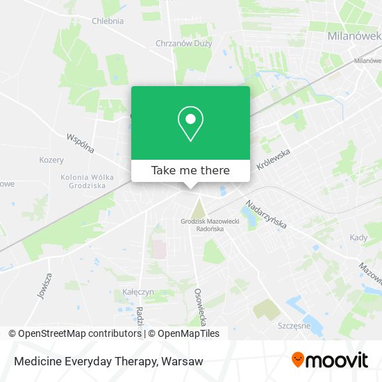 Medicine Everyday Therapy map