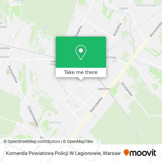 Карта Komenda Powiatowa Policji W Legionowie