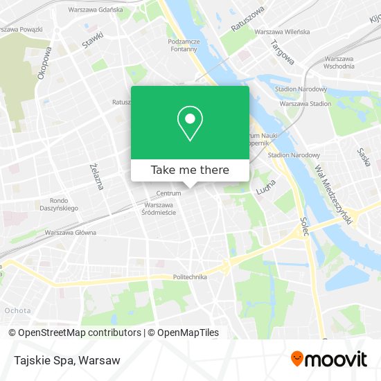 Tajskie Spa map