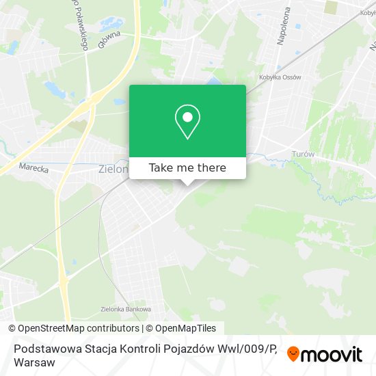 Карта Podstawowa Stacja Kontroli Pojazdów Wwl / 009 / P