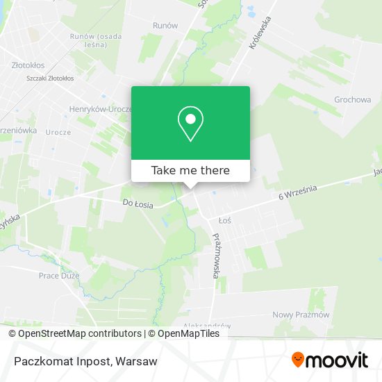 Paczkomat Inpost map