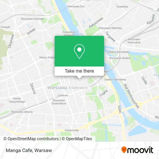 Manga Cafe map
