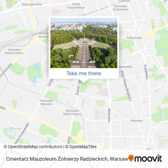 Cmentarz Mauzoleum Żołnierzy Radzieckich map