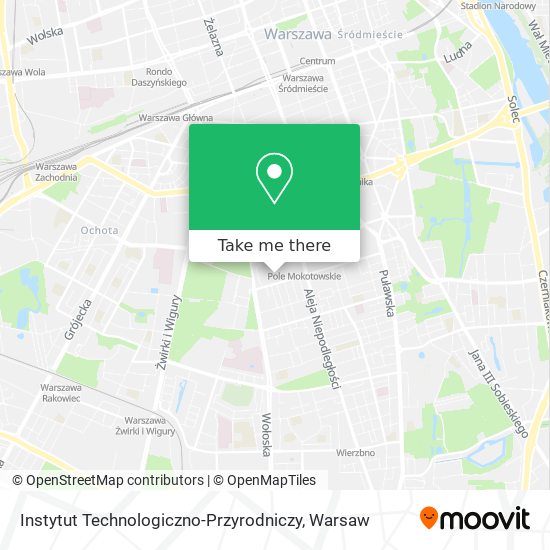 Instytut Technologiczno-Przyrodniczy map