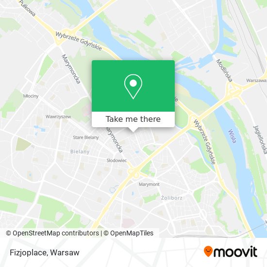 Fizjoplace map