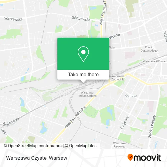 Warszawa Czyste map