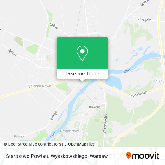 Starostwo Powiatu Wyszkowskiego map