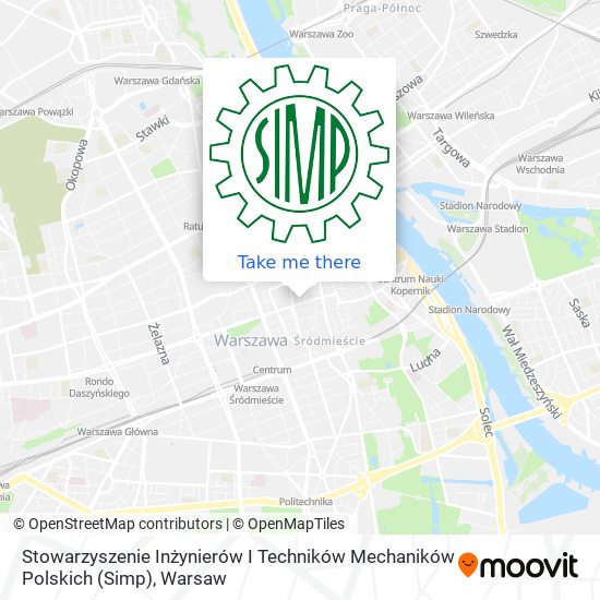 Stowarzyszenie Inżynierów I Techników Mechaników Polskich (Simp) map