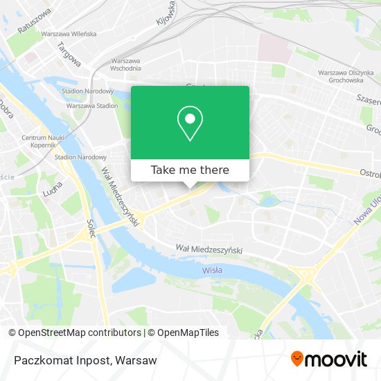 Paczkomat Inpost map