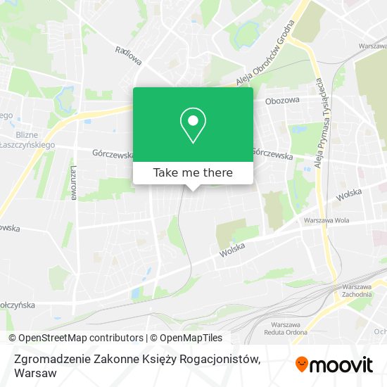 Карта Zgromadzenie Zakonne Księży Rogacjonistów