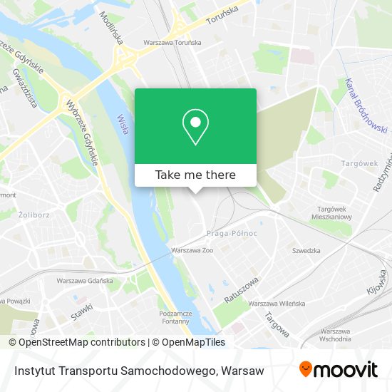 Карта Instytut Transportu Samochodowego