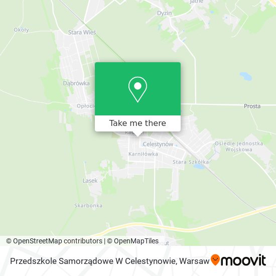 Przedszkole Samorządowe W Celestynowie map