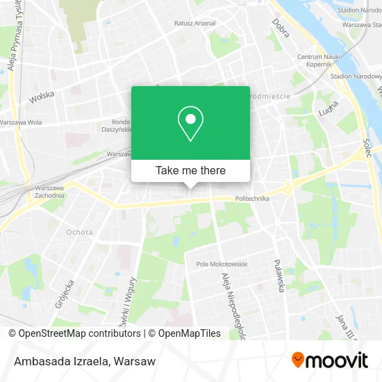 Ambasada Izraela map