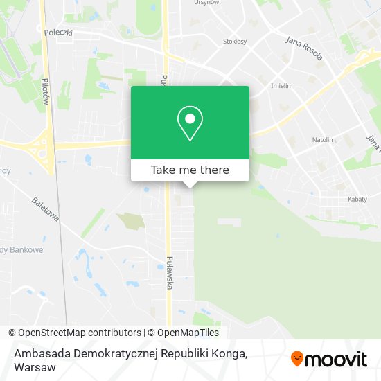 Ambasada Demokratycznej Republiki Konga map