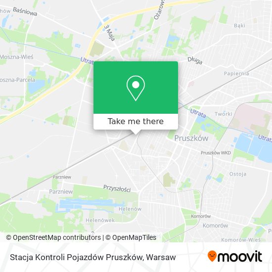 Stacja Kontroli Pojazdów Pruszków map