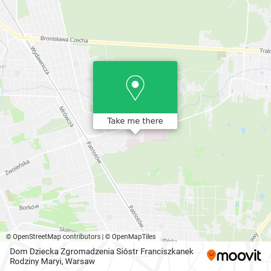 Dom Dziecka Zgromadzenia Sióstr Franciszkanek Rodziny Maryi map