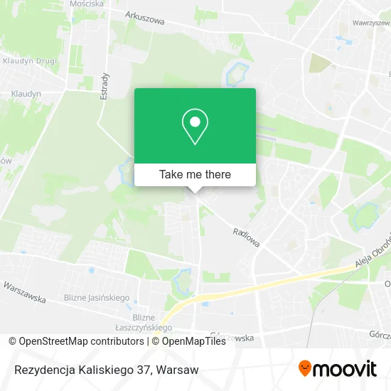Rezydencja Kaliskiego 37 map